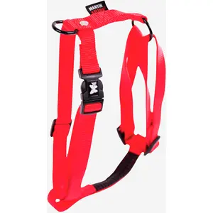 Harnais Nylon Réglable 25-70/90 Rouge - Martin Sellier pas cher