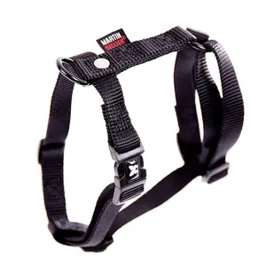 Comparateur de prix : MARTIN SELLIER Harnais pour chien réglable en nylon noir 14.5cm
