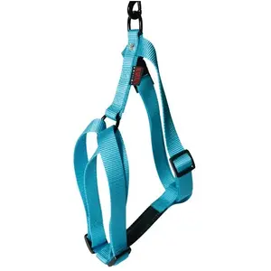 MARTIN SELLIER Harnais pour chien réglable en nylon turquoise 13.5cm pas cher