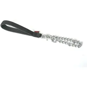 Martin Sellier Laisse chaine métal 60cm noire pas cher