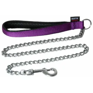 Comparateur de prix : MARTIN Laisse pour chien Chaîne forte en nylon mauve