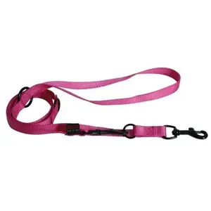 Laisse chien dressage 3pt 20mm / 200cm rose pas cher