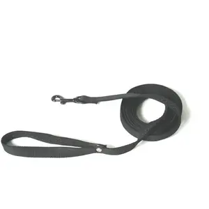 MARTIN SELLIER Longe noire en nylon pour chien - 5 mètres