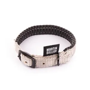 Collier confort pour chien Martin Sellier 10-30 Gris TU 3006911 pas cher