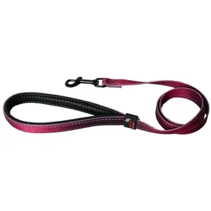 Laisse Pour Chien Reflex Bordeaux Longueur 100cm