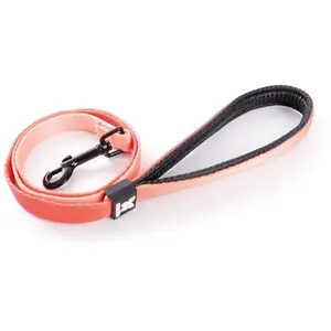 Laisse pour chien nylon Martin Sellier XS Orange 10/100 cm 3007619 pas cher