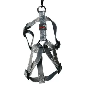 Martin-Sellier - Harnais pour chien - nylon réfléchissant - Reflex gris (50/70cm x 20mm) pas cher