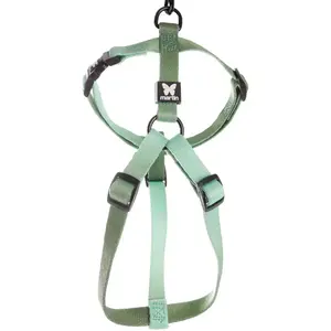 Harnais pour chien réglable nylon Martin Sellier XS Vert 10x25/35 cm 3... pas cher