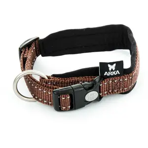 Martin Sellier Collier Neo+ marron pour chien 1,5x30/35 cm pas cher