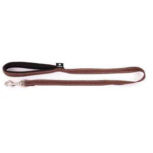 Laisse Chien - Martin Sellier Laisse Neo+ marron 2,5 x 100 cm pas cher