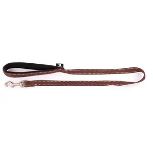 Laisse Neo+ pour chien coloris marron 1,5x100 cm pas cher