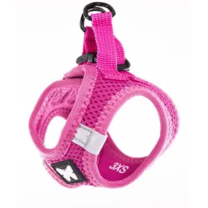 Harnais en maille pour chien Martin Sellier Rose S 3008880 pas cher