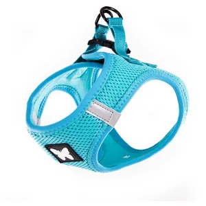 Harnais en maille pour chien Martin Sellier Bleu L 3008899 pas cher