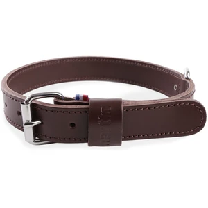 Collier. DBLE EP. 35-75mARRO CUIR VACHETTE pas cher