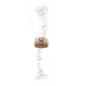 Jouet pour chien bois corde 5 noeuds Martin Sellier Expresso Beige TU ... pas cher