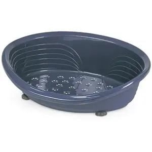 Comparateur de prix : MARTIN Corbeille pour chien en plastique couleur bleu taille 45cm
