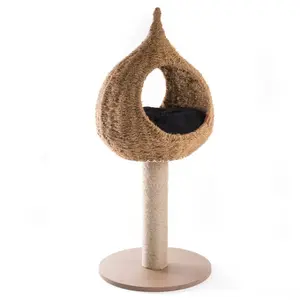 Arbre à chat Martin Sellier Goutte balinaise Beige 113 cm 3001949 pas cher