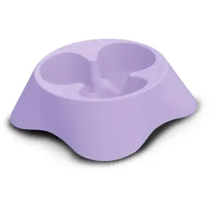 Gamelle pour chat plastique anti-glouton Martin Sellier Violet TU 3001...