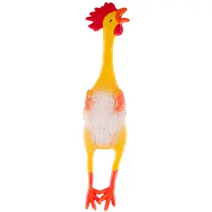 Jouet Chien   Martin Sellier Poulet Latex   38 cm pas cher