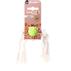 Balle pour chien et corde Martin Sellier Rubb'n Dental Vert M 3008813