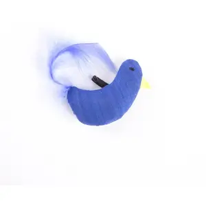 Jouet peluche pour chat poule Martin Sellier Bleu TU 3009993