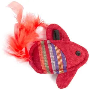 Comparateur de prix : Jouet peluche pour chat poisson volant Martin Sellier Rouge TU 3009981