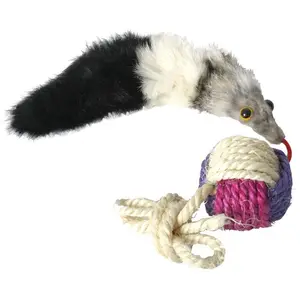 Martin Sellier - Jouet sisal fourrure lapin pas cher