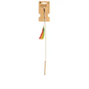 Canne à pêche pour chat en coton Martin Sellier Multicolore TU 3009737 pas cher