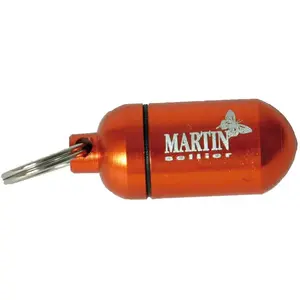 MARTIN SELLIER Pendentif Chien - Tube adresse alu 12mm - Coloris aléatoire pas cher