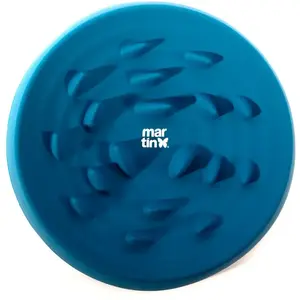 Gamelle db slow feeder inox silic bleu pas cher