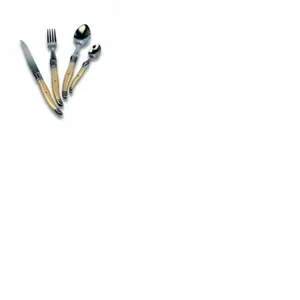 LAGUIOLE PRODUCTION Ménagère 24 pcs Nacré Ivoire pas cher