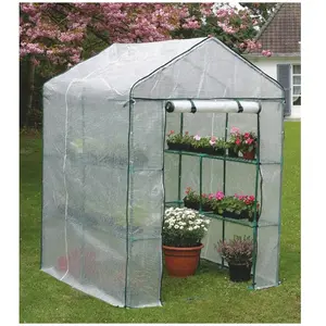NORTENE Serre de jardin ou de terrasse "Greenseason 4" - 1,45 x 1,43 x 1,95 m