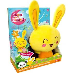 Peluche Touni et Ses Comptines - LANSAY - Le Monde des Titounis - 1er ... pas cher