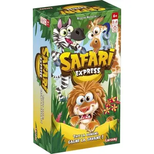 Jeu de Cartes Lansay Safari Express Observation Reflejos 2-6 Joueurs pas cher