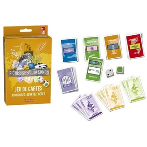Jeu de cartes Lansay Richesses du monde pas cher