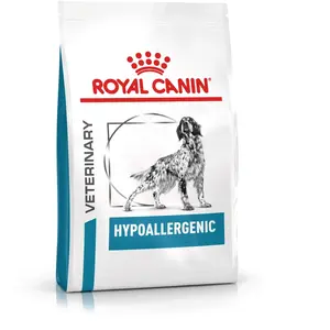 Comparateur de prix : 14kg Royal Canin Veterinary Hypoallergenic - Croquettes pour chien