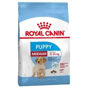 Comparateur de prix : Royal Canin Croquettes chien PUPPY MEDIUM POUR CHIOT MOYEN DE 2 A 12 MOIS 15KG