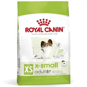 Comparateur de prix : Royal Canin Croquettes chien X-SMALL ADULT CHIEN TRES PETITE TAILLE +8 ANS 1.5KG