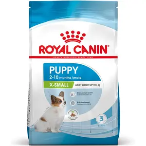 Comparateur de prix : Croquettes pour chien Royal Canin X-SMALL Junior - sac de 1,5 kg