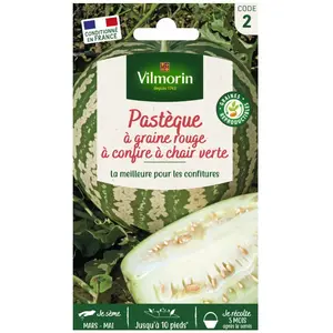 VILMORIN Sachet graines Pastèque à graine rouge à confire pas cher