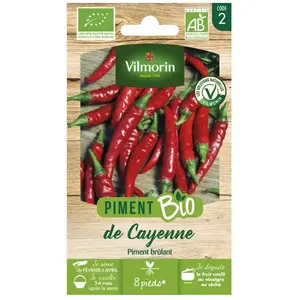 Vilmorin - Sachet graines Piment de Cayenne BIO