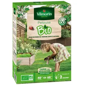 Graines de gazon bio à semer Vilmorin 1kg pas cher