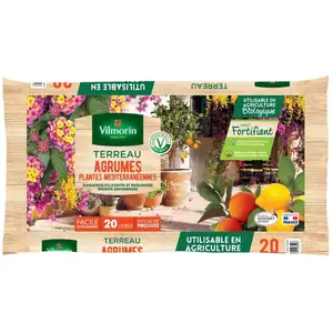 VILMORIN Terreau agrumes, plantes méditerranéennes - 20 L