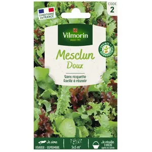 Vilmorin - Sachet graines Mesclun doux sans roquette pas cher