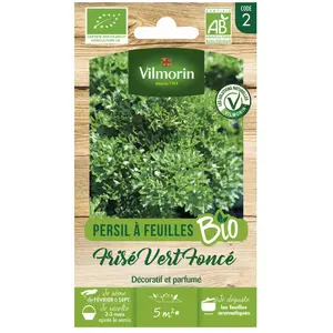 Persil frise vert fonce bio Vilmorin pas cher