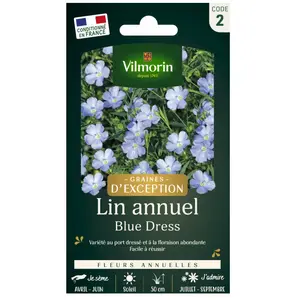 VILMORIN Lin annuel Blue Dress pas cher