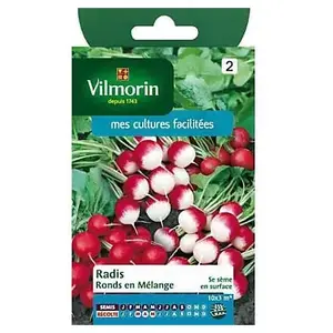 Comparateur de prix : VILMORIN Radis ronds en melange Gaudry 2 / Jolly
