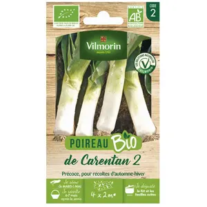 Vilmorin - Sachet graines Poireau de Carentan 2 BIO