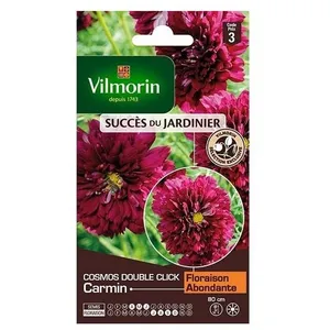 Cosmos Double Click Carmin - Graines d'Exception Vilmorin