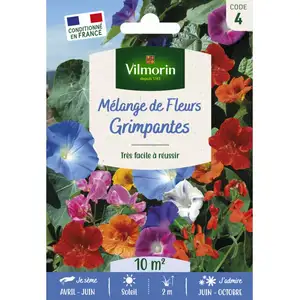 VILMORIN Mélange de fleurs - Fleurs Grimpantes - 10 M² pas cher